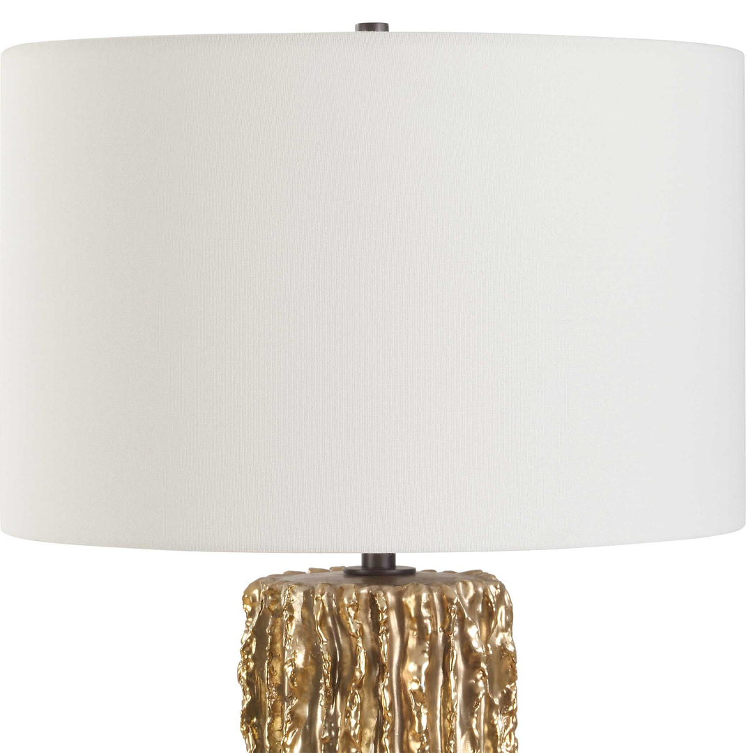 American Home Furniture Uttermost Echo Golden Table Lamp