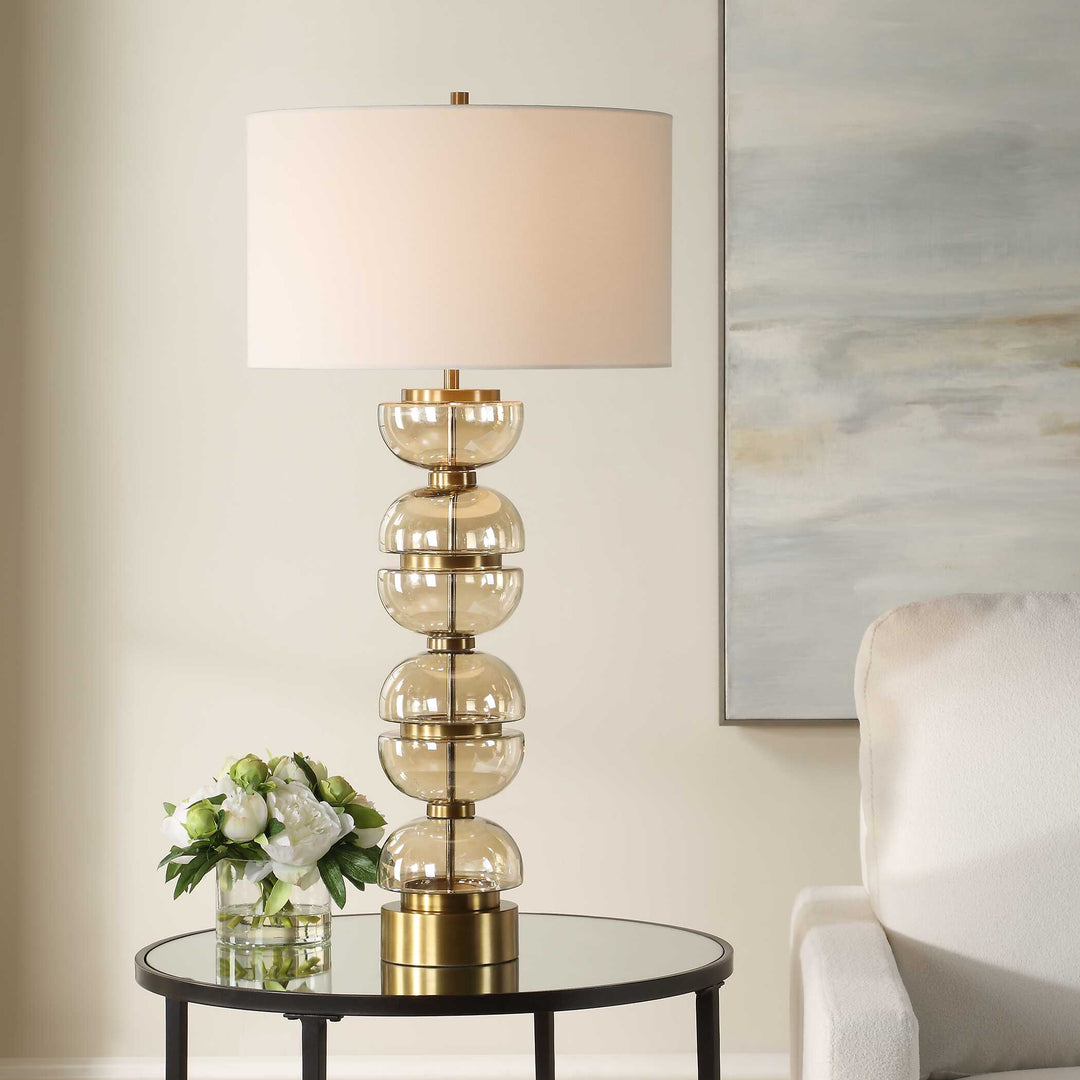 American Home Furniture Uttermost Assemble Half-Sphere Table Lamp