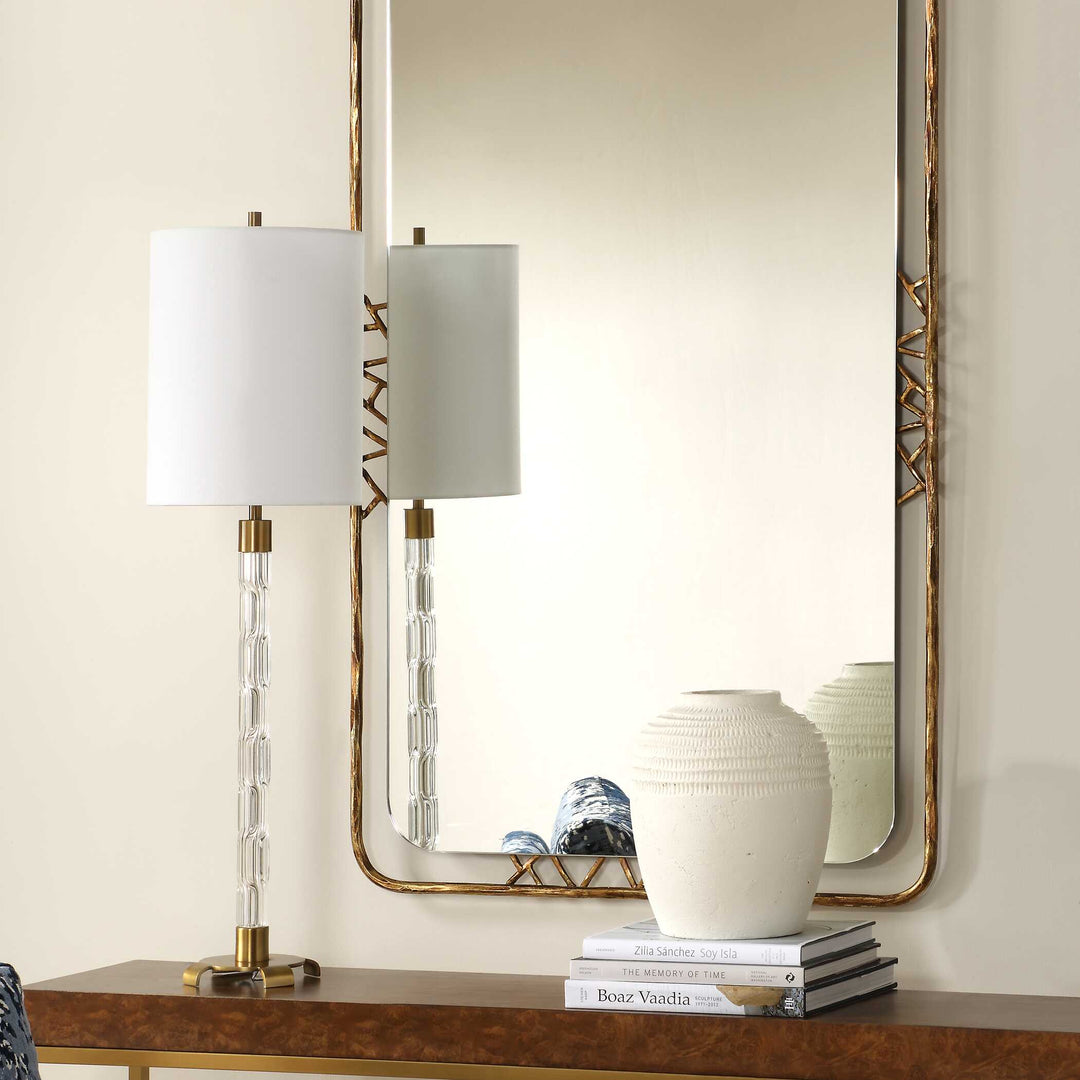 American Home Furniture Uttermost York Crystal Buffet Lamp