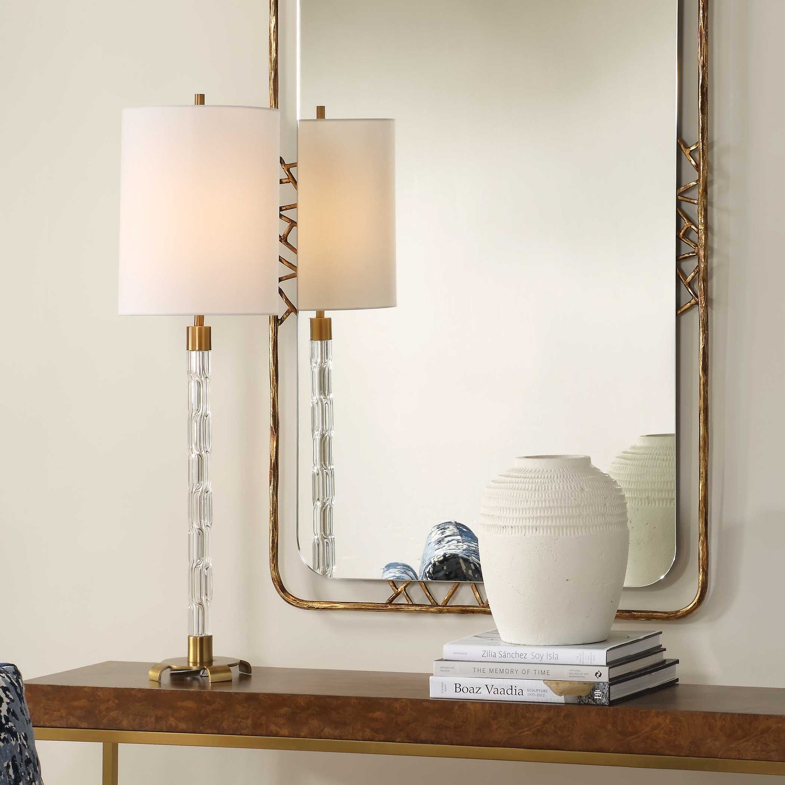 American Home Furniture Uttermost York Crystal Buffet Lamp