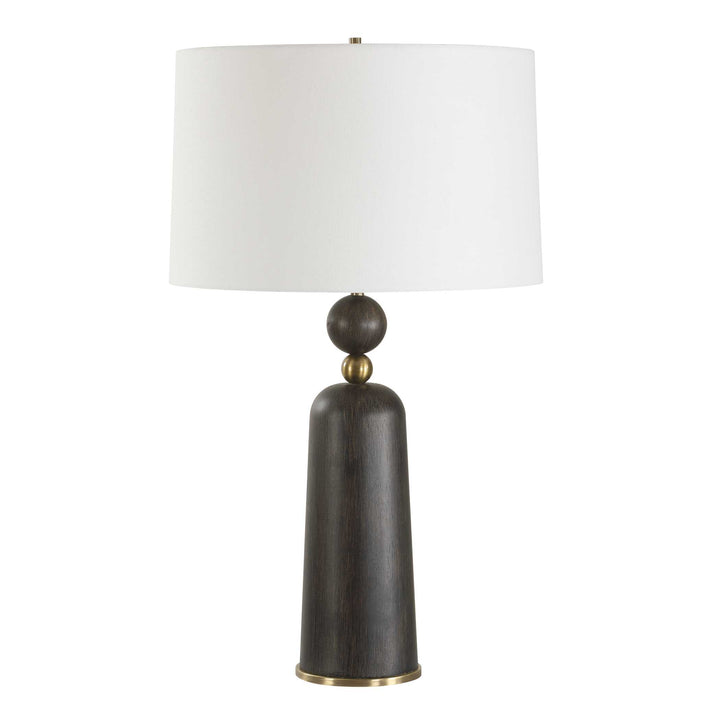 American Home Furniture Uttermost McQuinn Dark Walnut Table Lamp