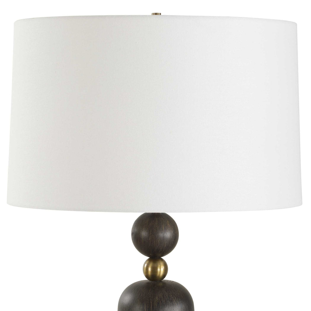 American Home Furniture Uttermost McQuinn Dark Walnut Table Lamp