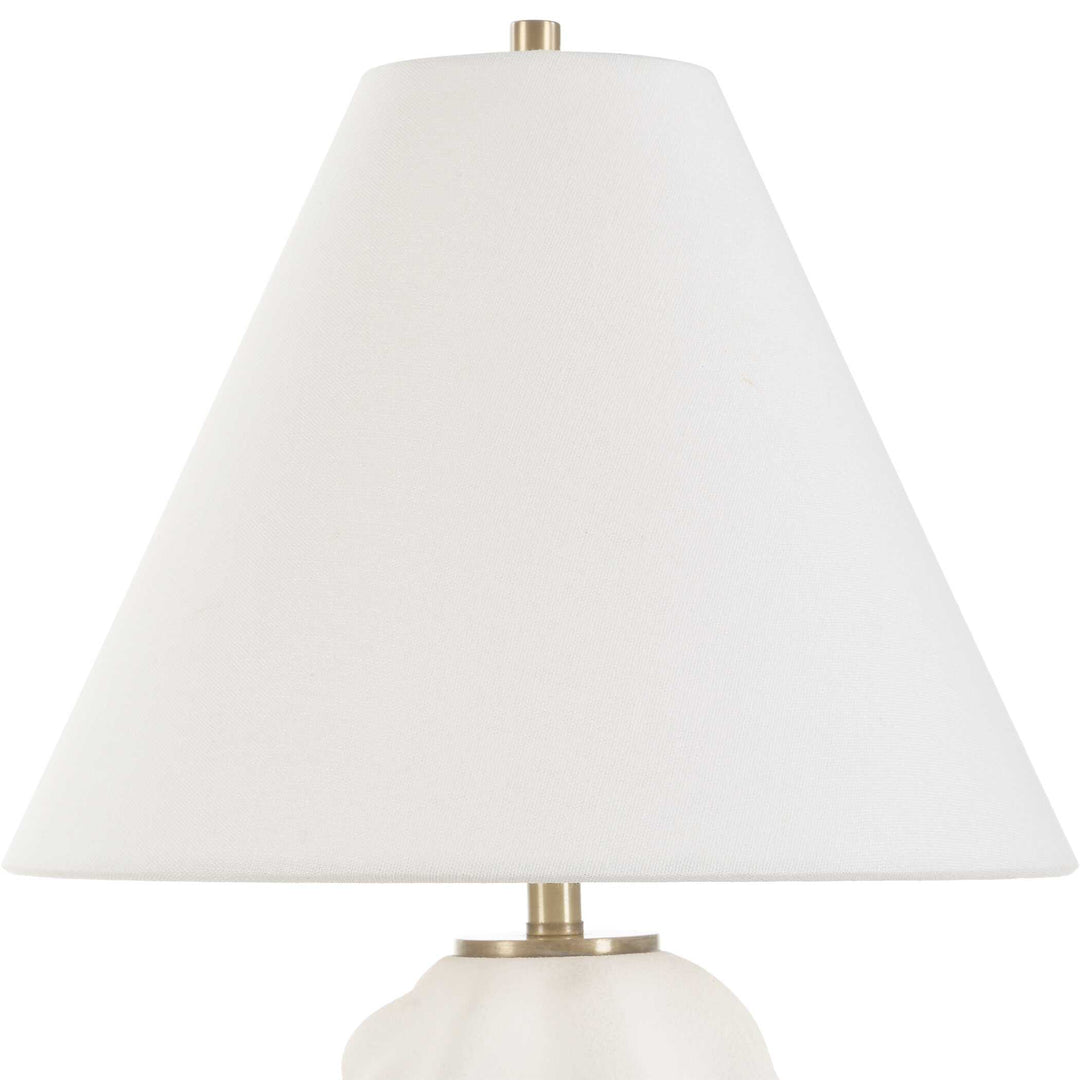 American Home Furniture Uttermost Bora White Accent Lamp