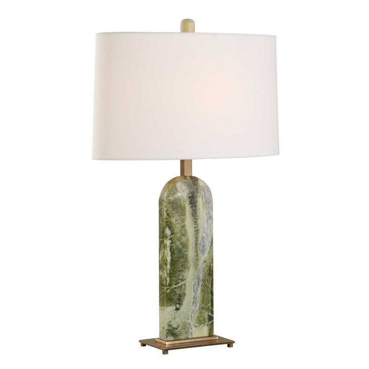 American Home Furniture Uttermost Moorea Green Marble Table Lamp