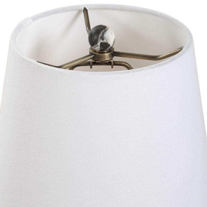 American Home Furniture Uttermost Marcela Panda Marble Buffet Lamp
