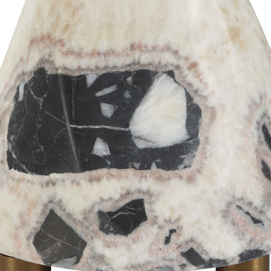 American Home Furniture Uttermost Marcela Panda Marble Buffet Lamp