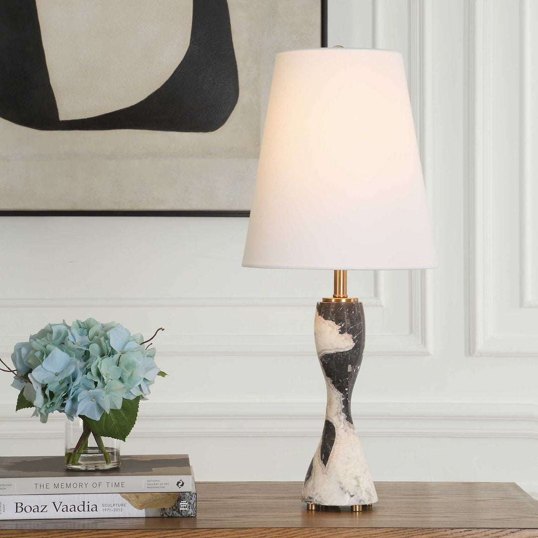 American Home Furniture Uttermost Marcela Panda Marble Buffet Lamp