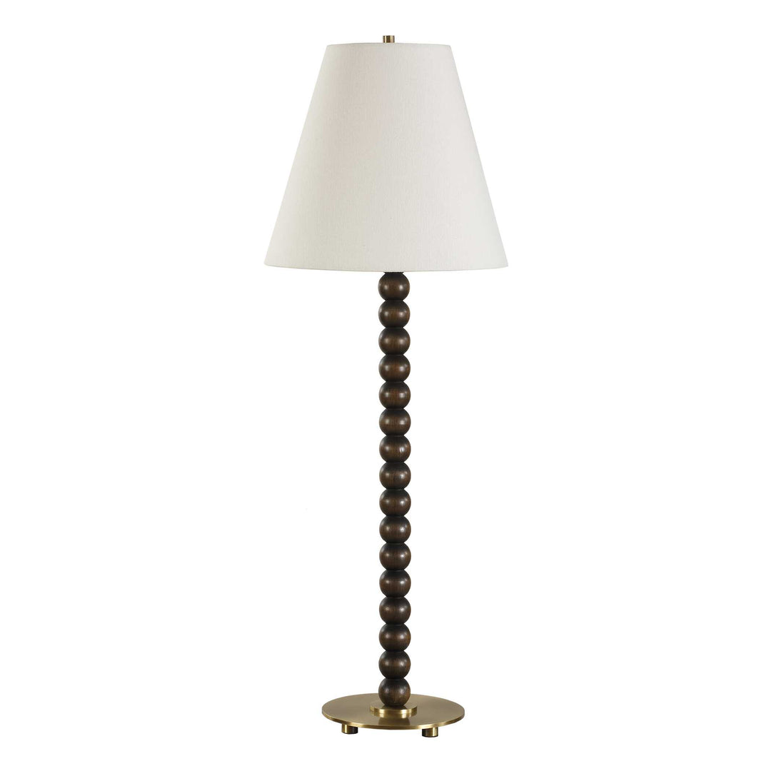 American Home Furniture Uttermost Gallus Wood Spheres Table Lamp