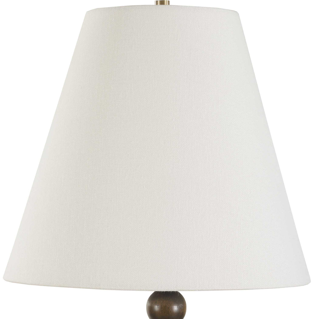 American Home Furniture Uttermost Gallus Wood Spheres Table Lamp