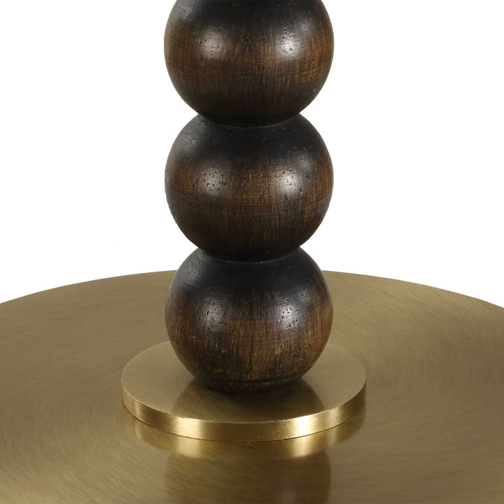 American Home Furniture Uttermost Gallus Wood Spheres Table Lamp