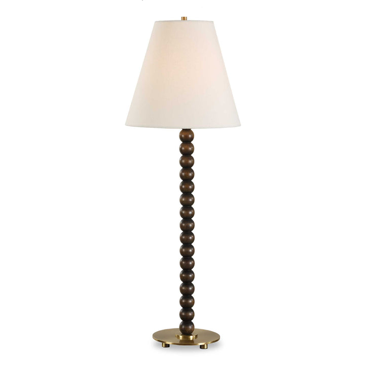 American Home Furniture Uttermost Gallus Wood Spheres Table Lamp