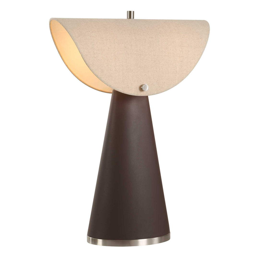 American Home Furniture Uttermost Conover Brown Modern Table Lamp