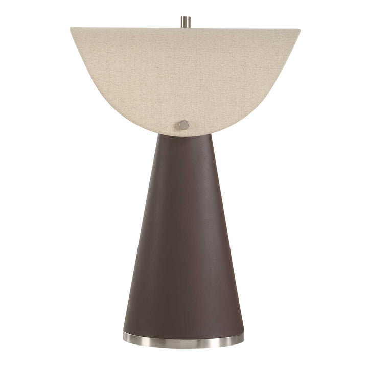 American Home Furniture Uttermost Conover Brown Modern Table Lamp