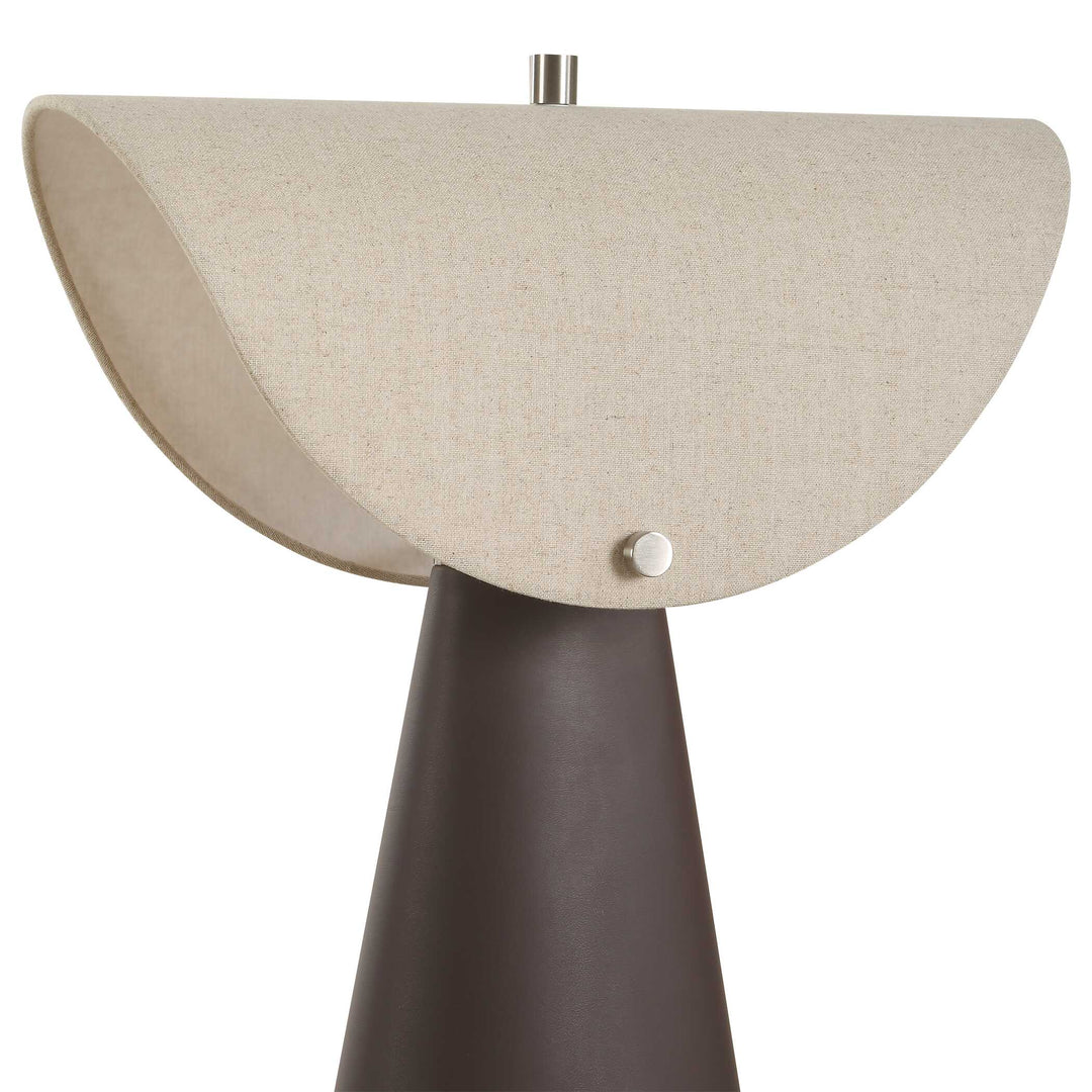 American Home Furniture Uttermost Conover Brown Modern Table Lamp
