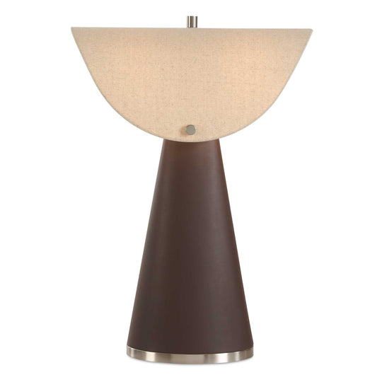 American Home Furniture Uttermost Conover Brown Modern Table Lamp