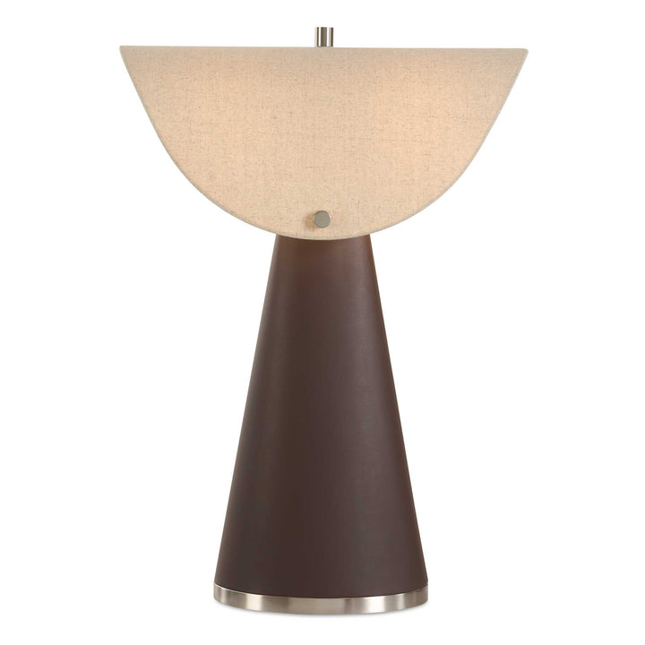 American Home Furniture Uttermost Conover Brown Modern Table Lamp
