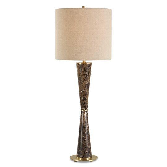 American Home Furniture Uttermost Jameson Marble Cones Table Lamp