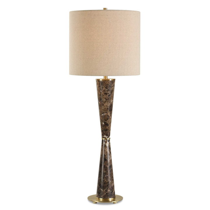 American Home Furniture Uttermost Jameson Marble Cones Table Lamp