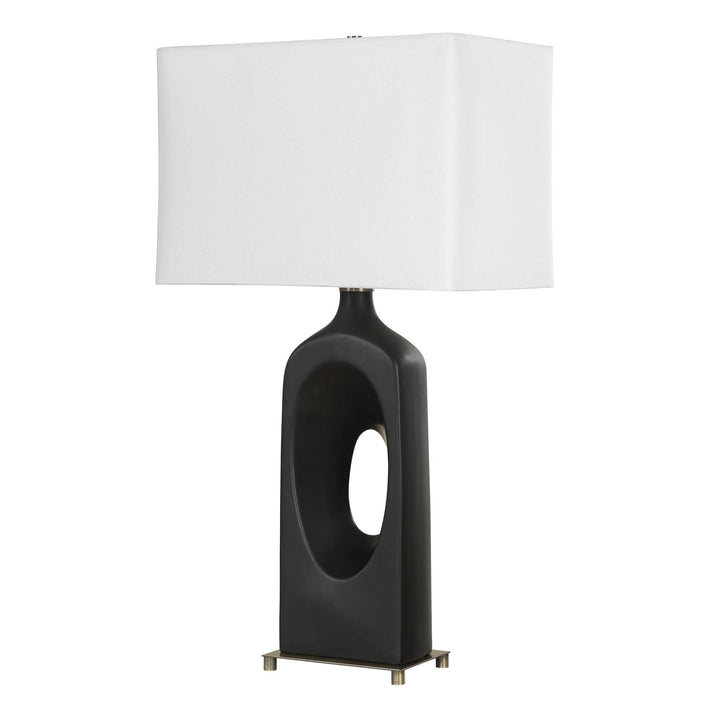 Void Matte Black Table Lamp