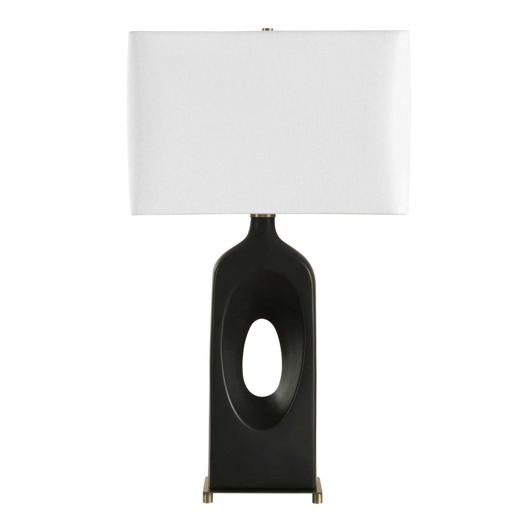 Void Matte Black Table Lamp
