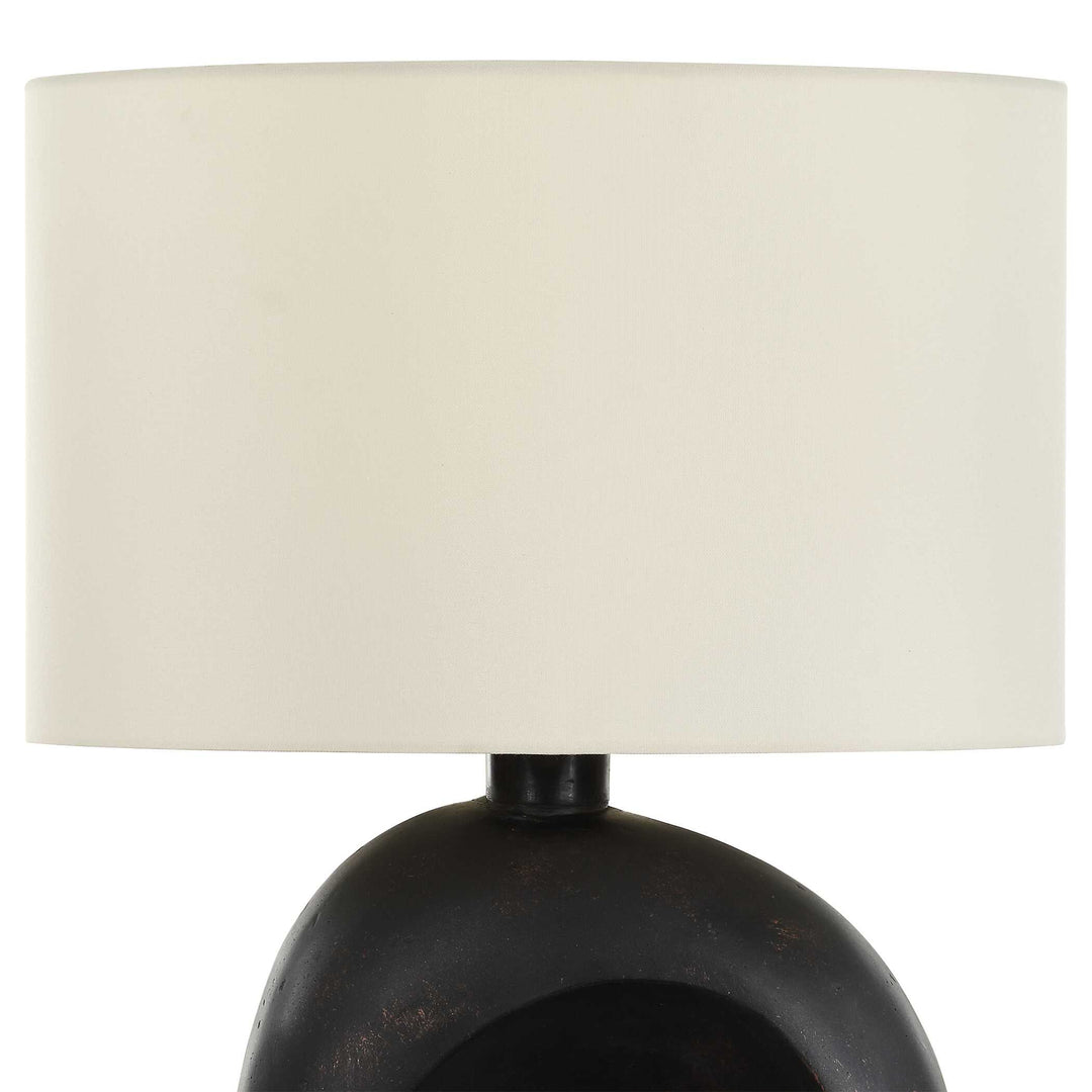 American Home Furniture Uttermost Peephole Outdoor Bronze Table Lamp