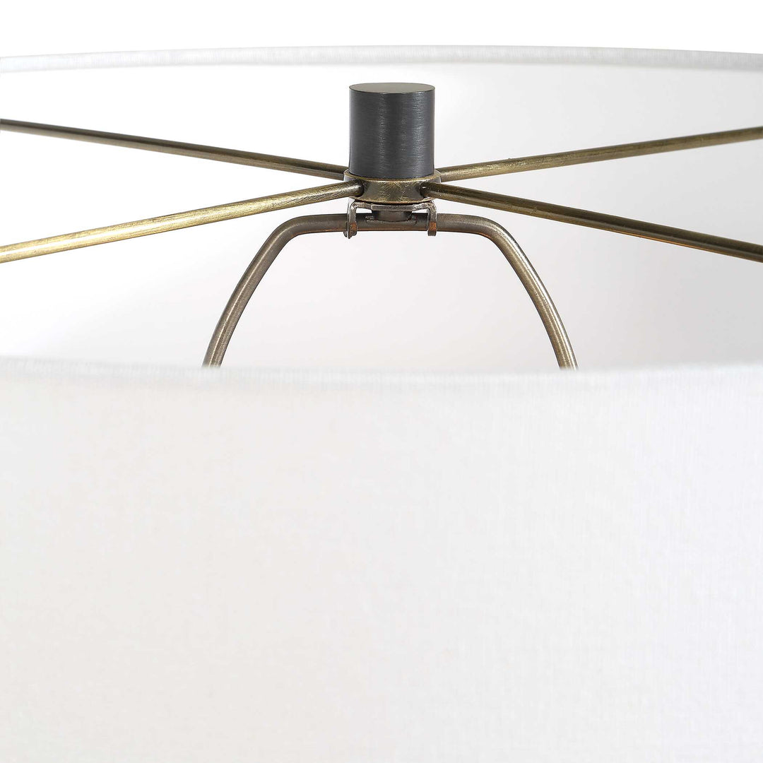 Rock of Ages Rust Brown Table Lamp