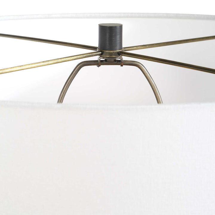 Rock of Ages Rust Brown Table Lamp