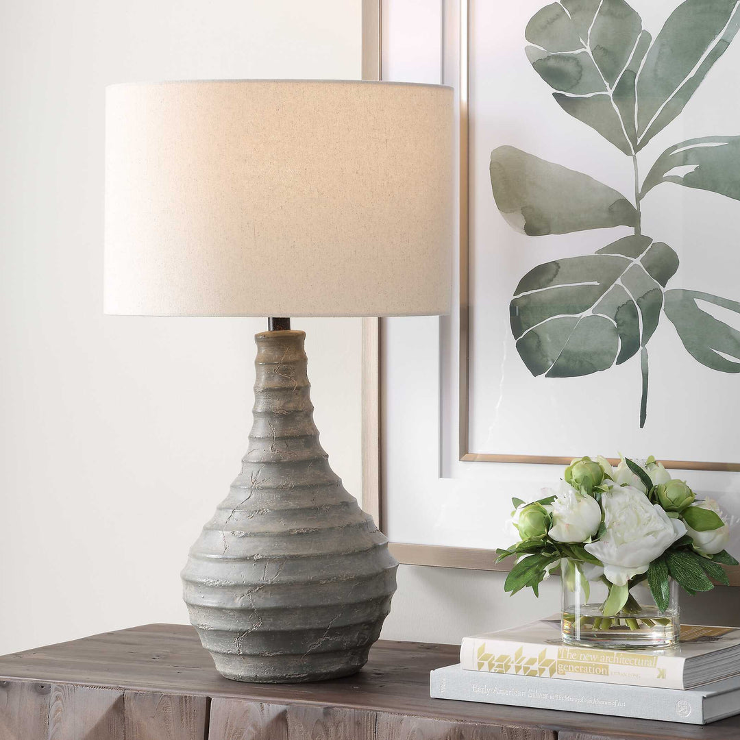 American Home Furniture Uttermost Stratum Rustic Outdoor Table Lamp