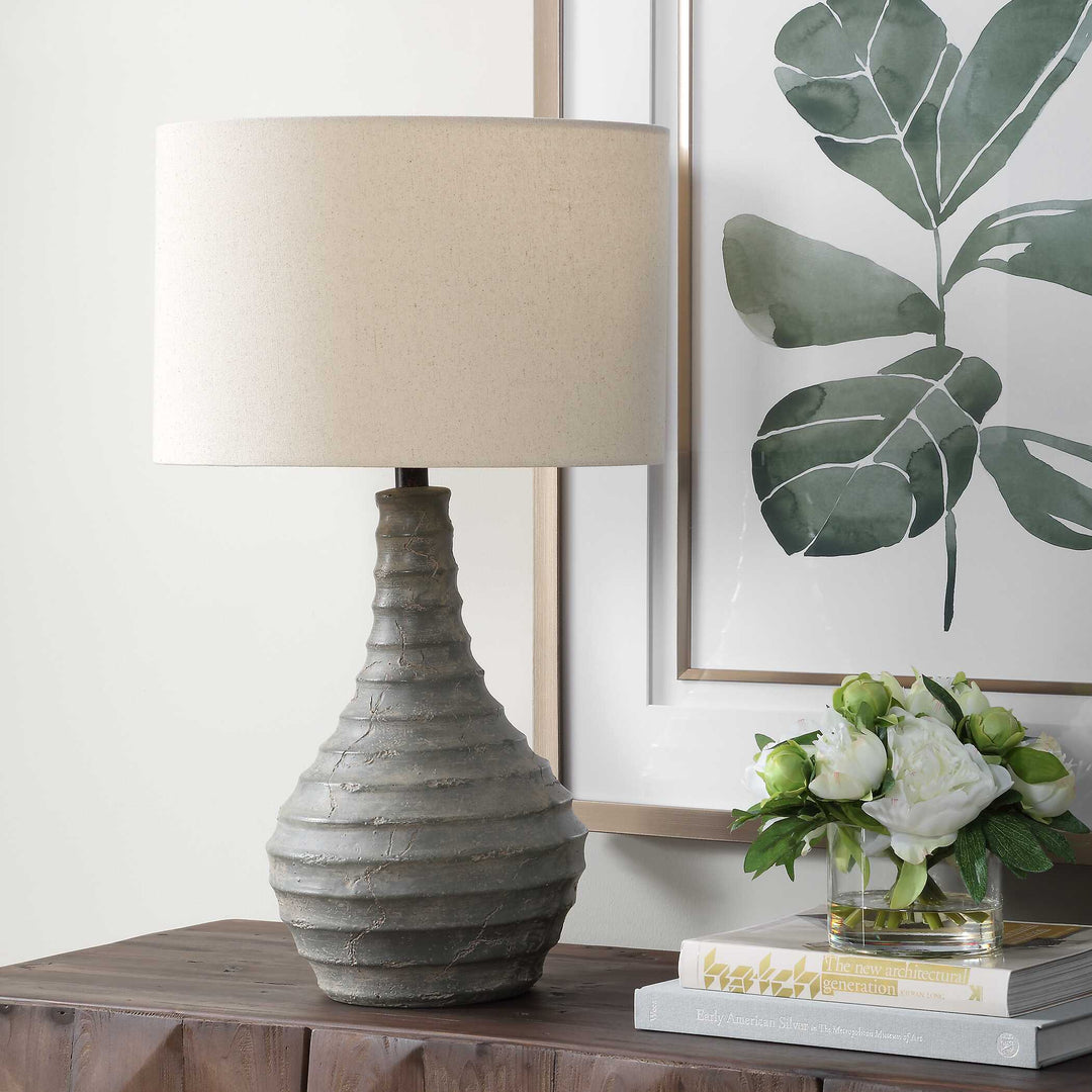 American Home Furniture Uttermost Stratum Rustic Outdoor Table Lamp
