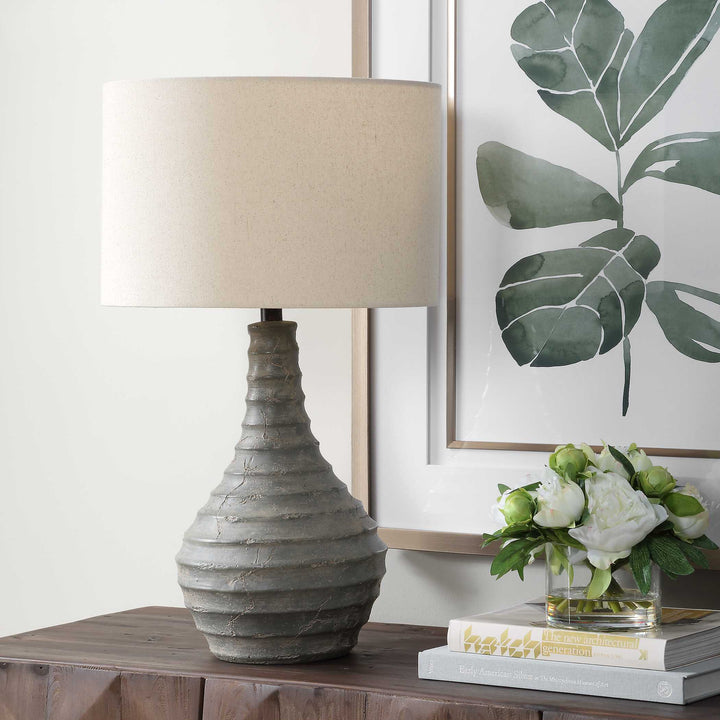 American Home Furniture Uttermost Stratum Rustic Outdoor Table Lamp