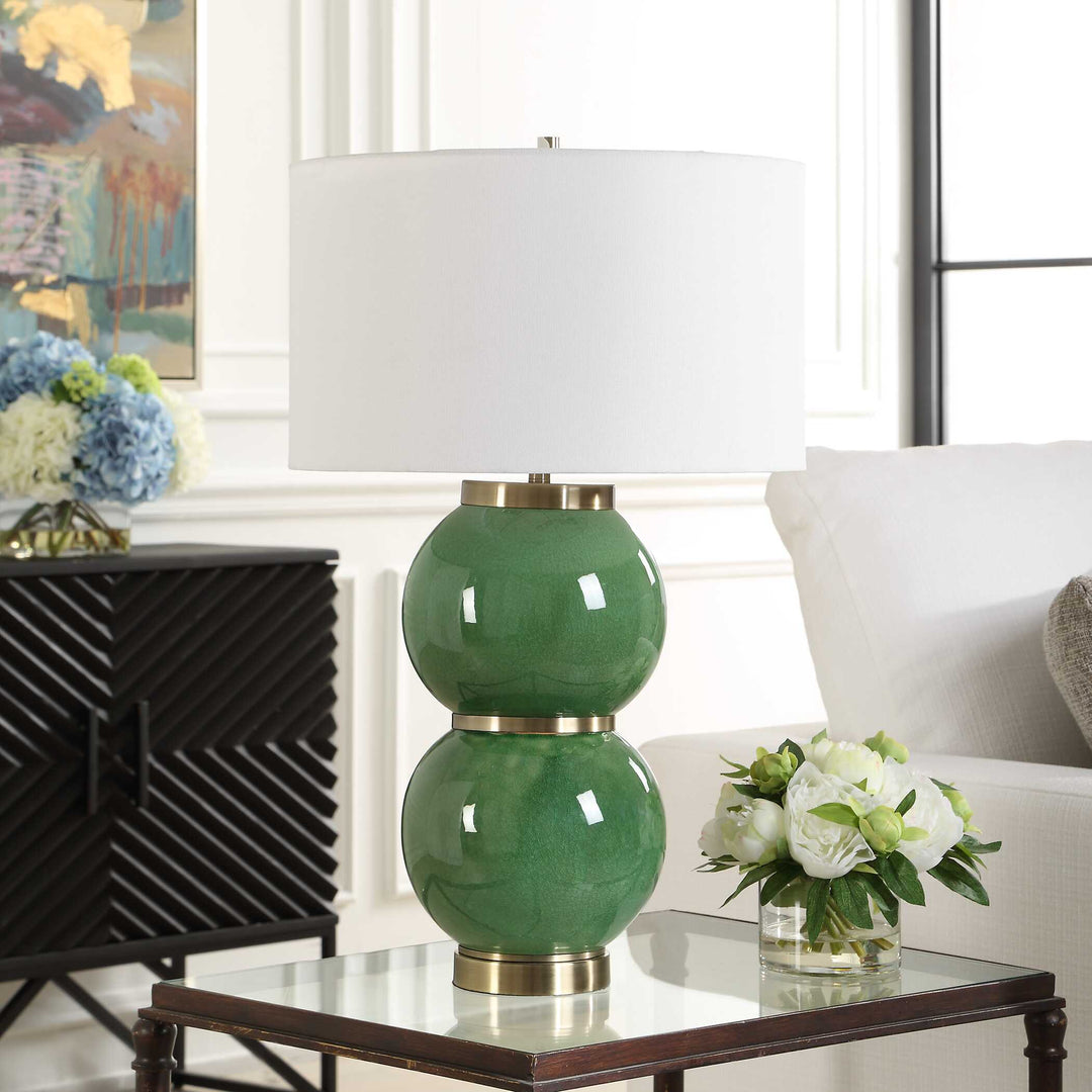 Banner Green Spheres Table Lamp