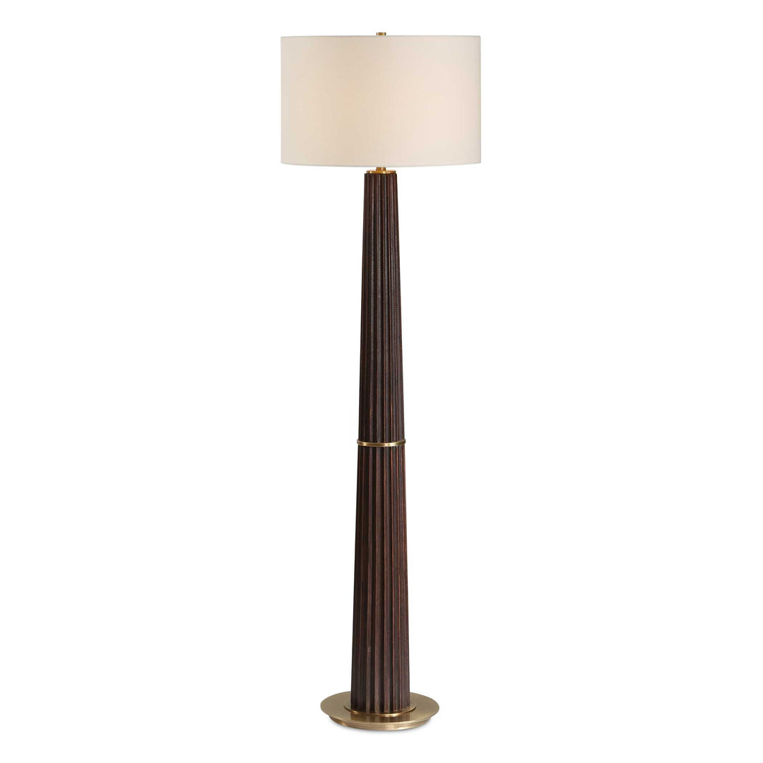 Forage Dark Oak Floor Lamp
