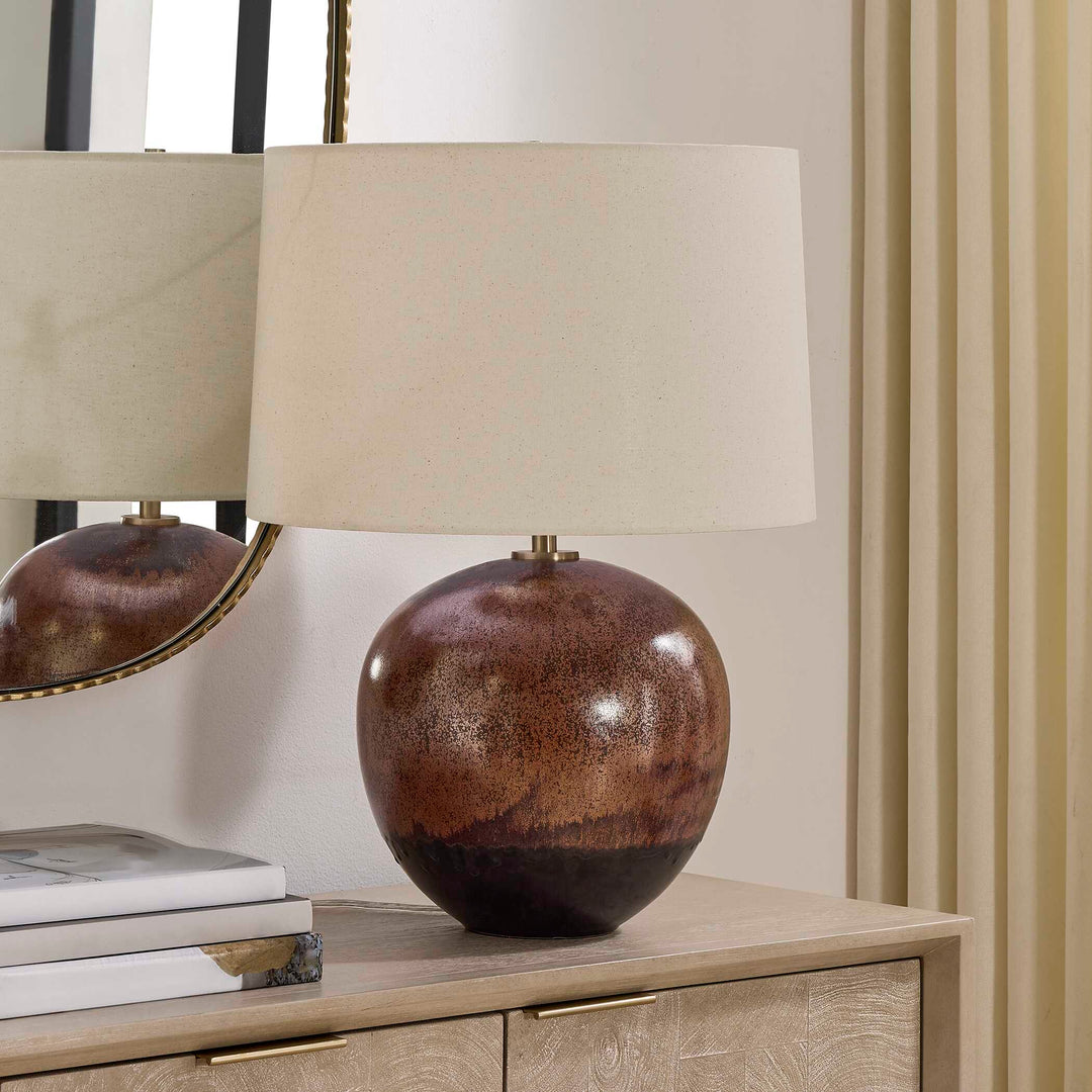 Brownell Rust Brown Table Lamp