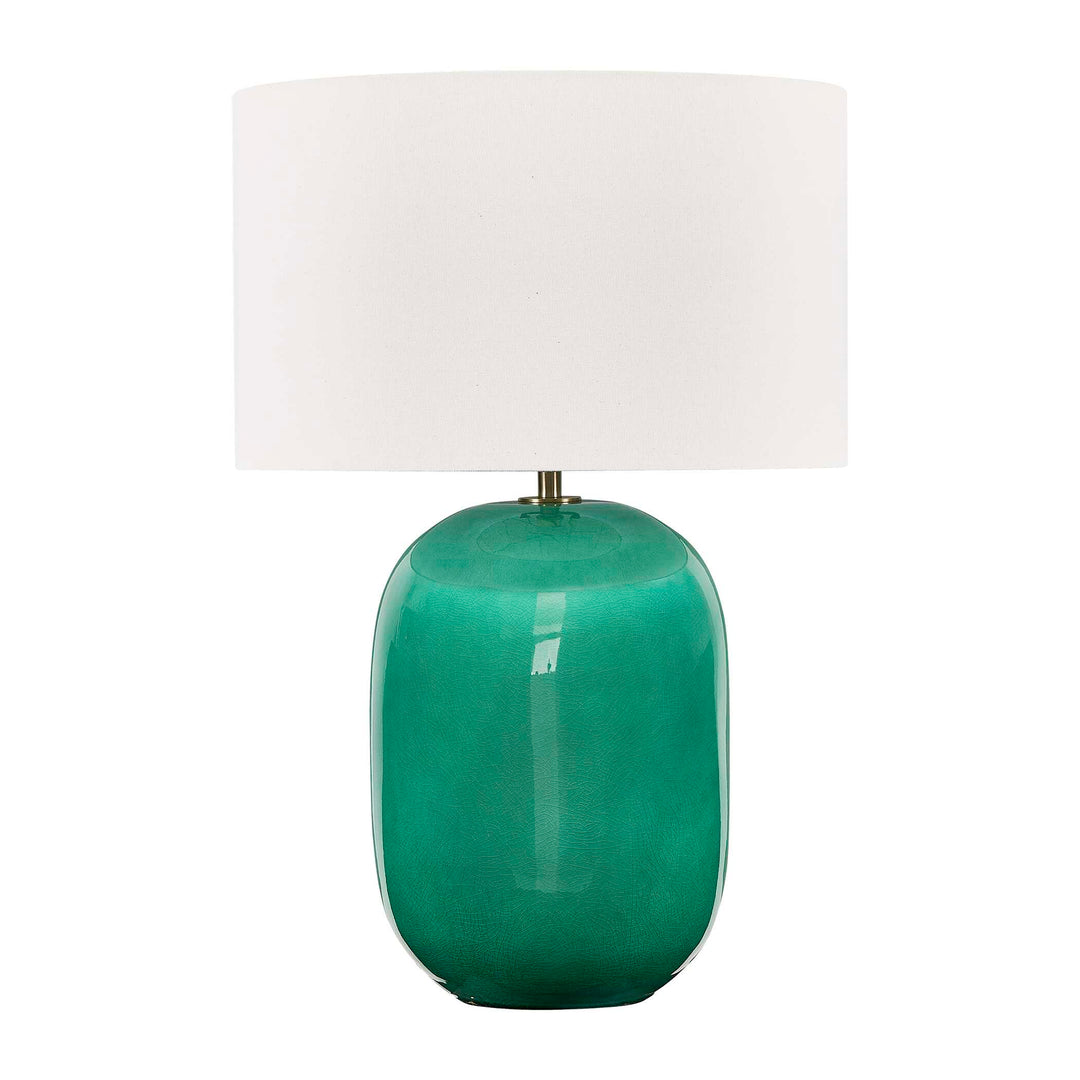 Hollis Teal Table Lamp