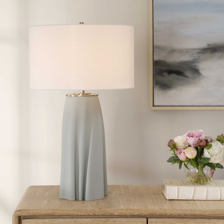 Cover Up Sculpted Table Lamp