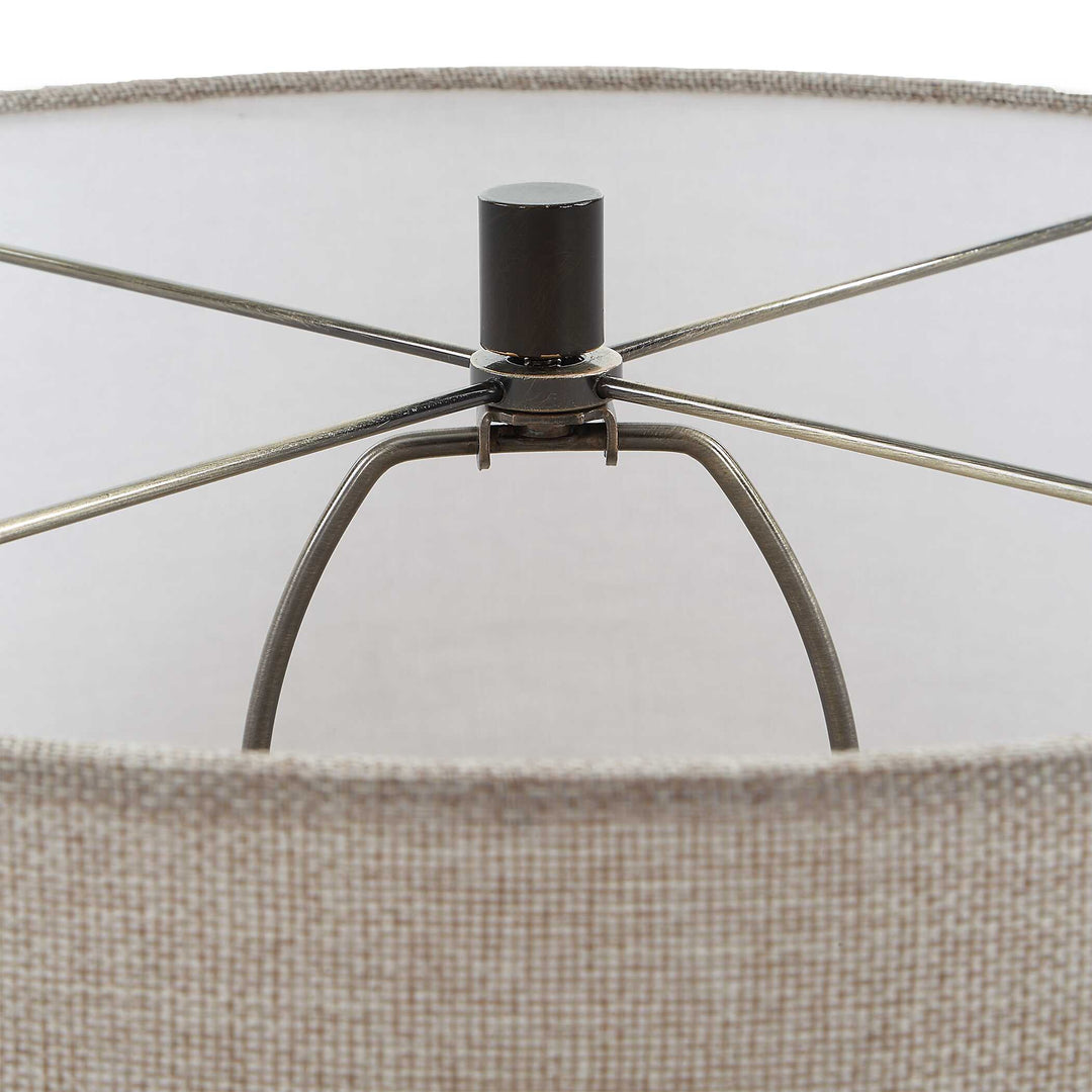 Barat White Ceramic Table Lamp