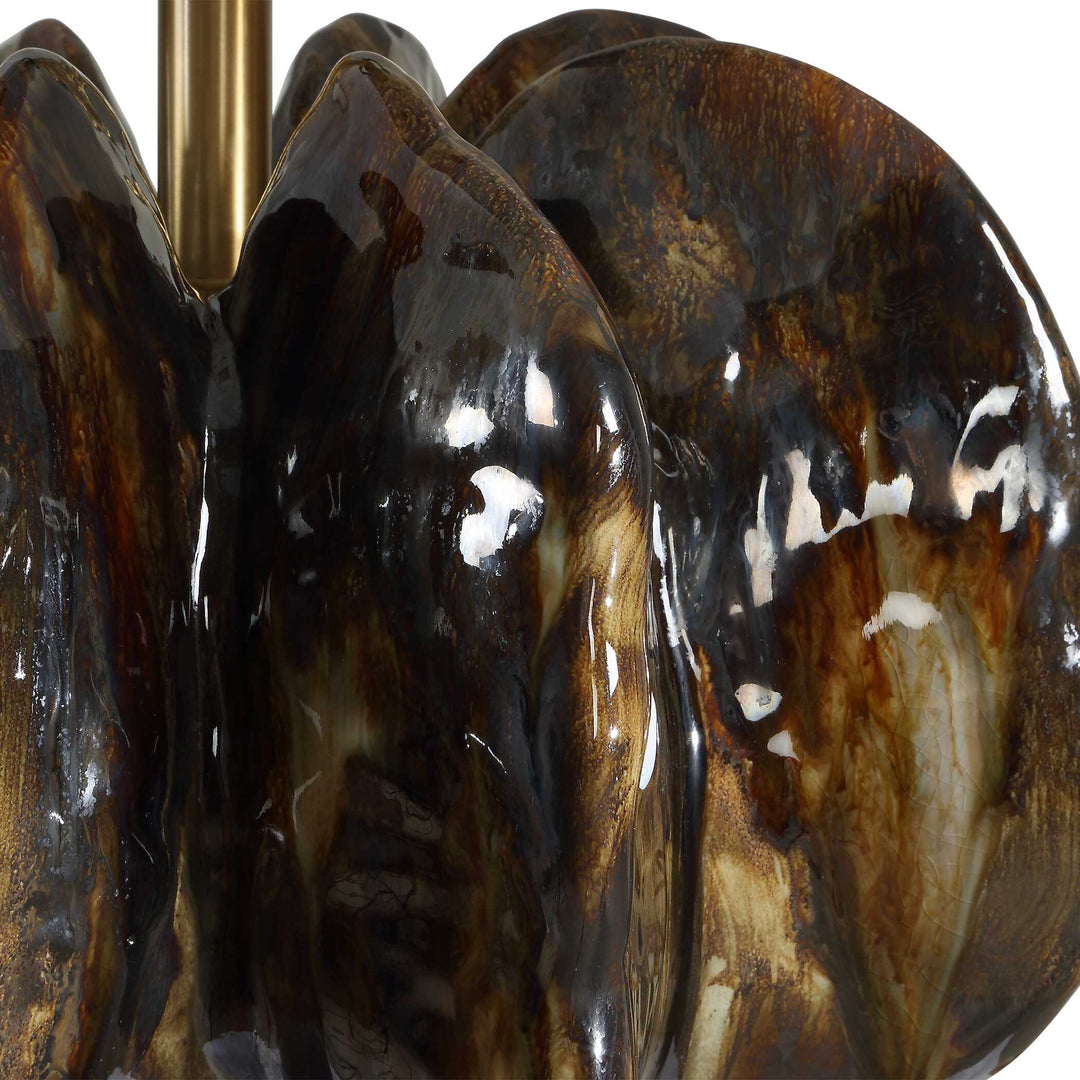 Jaudon Brown Glass Table Lamp