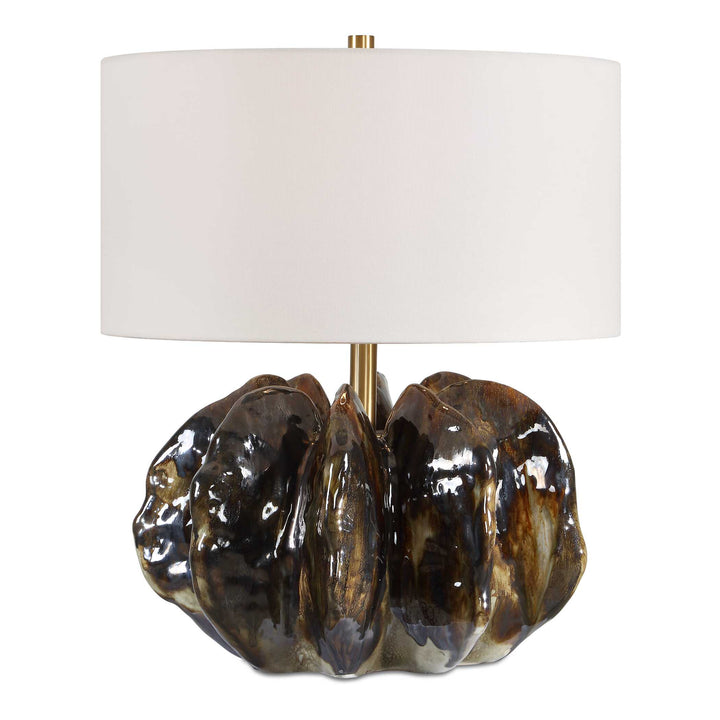 Jaudon Brown Glass Table Lamp