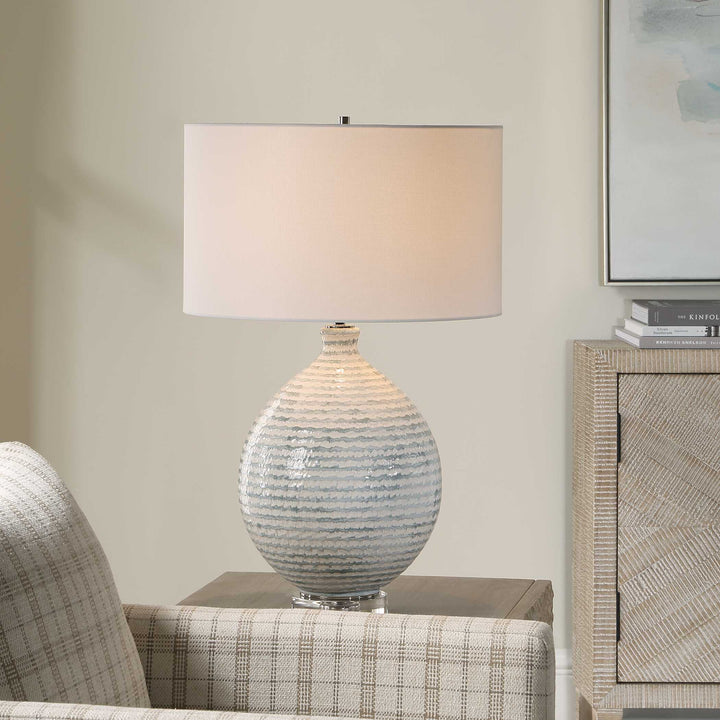 Clary Horizontally Striped Table Lamp