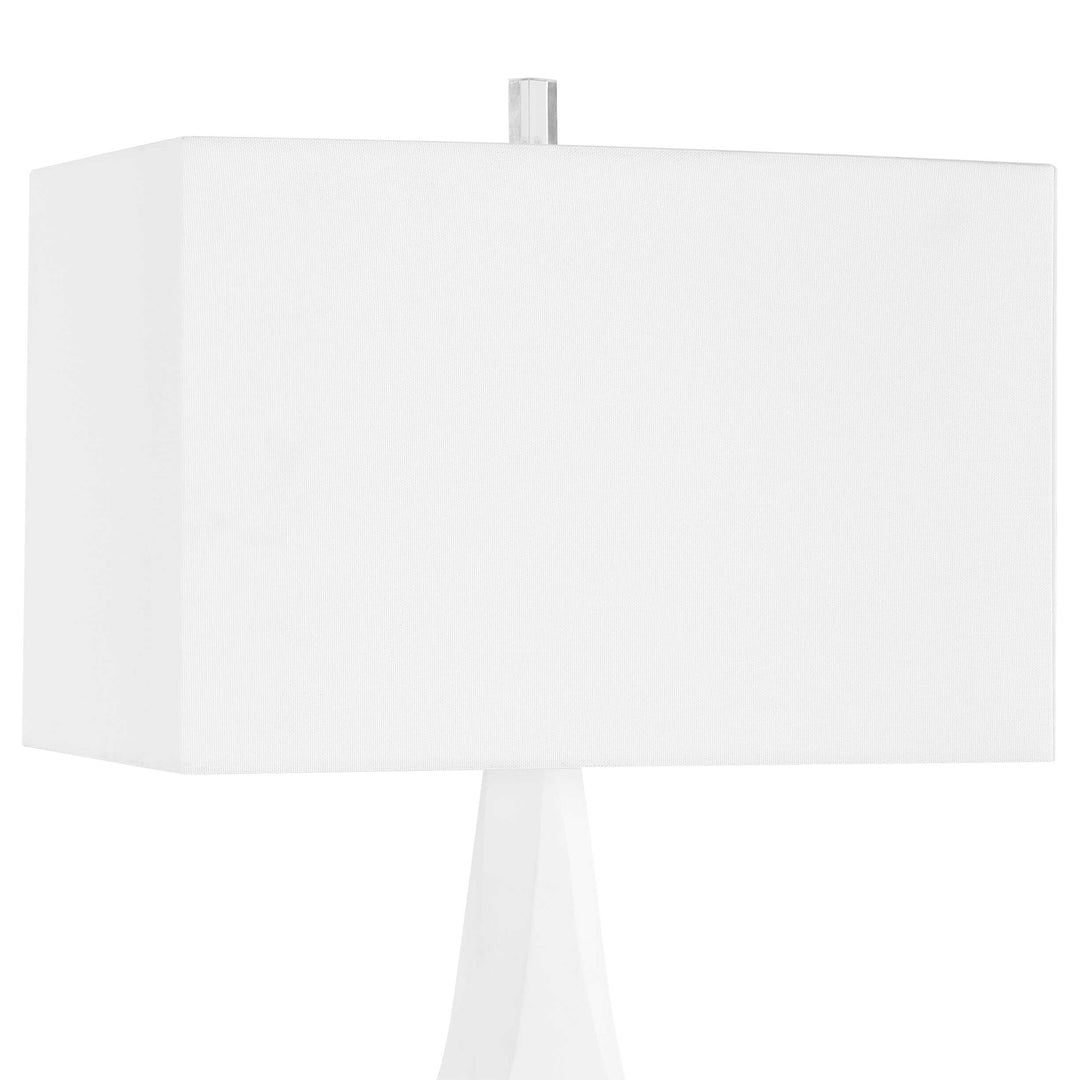 Mayme White Table Lamp