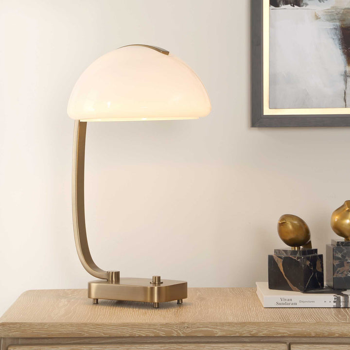 Bend the Rules Brass Desk Lamp