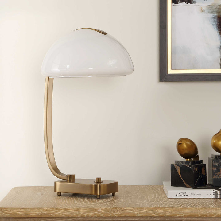 Bend the Rules Brass Desk Lamp