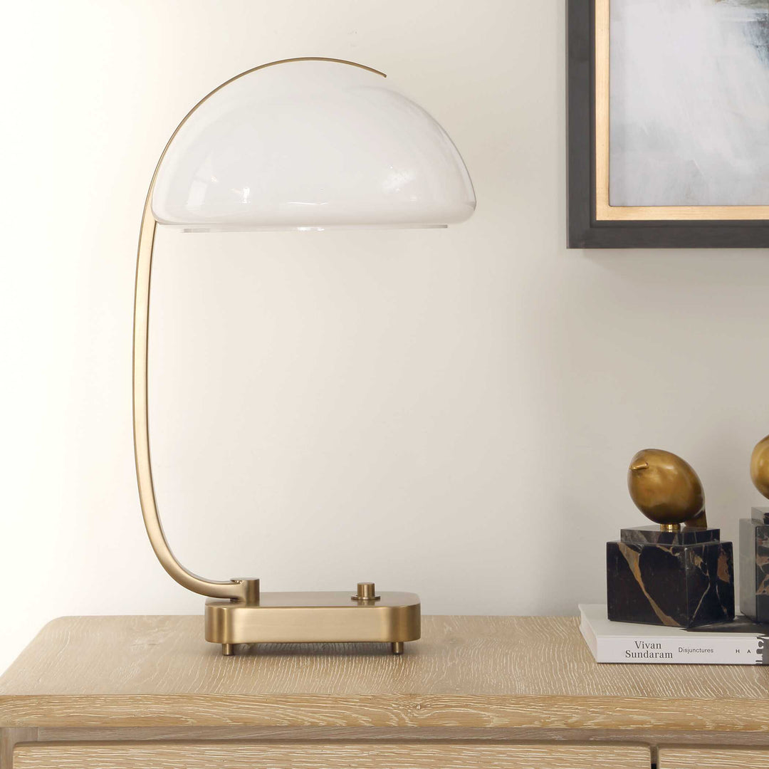 Bend the Rules Brass Desk Lamp