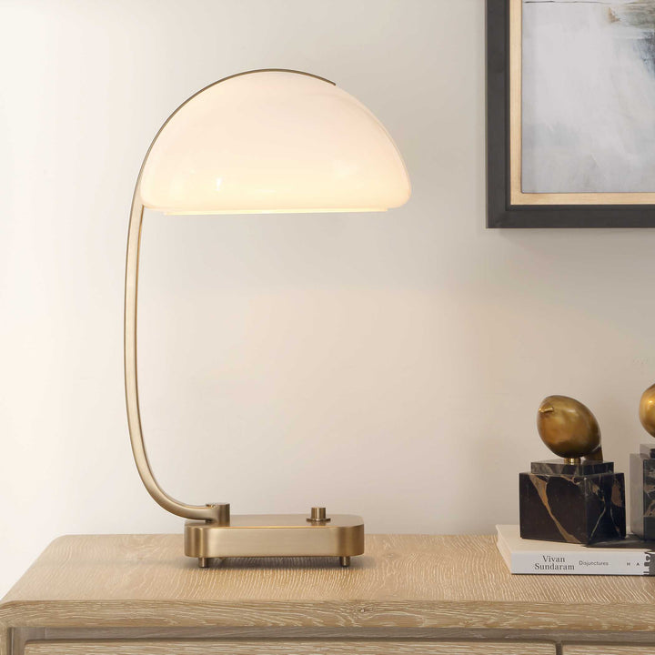 Bend the Rules Brass Desk Lamp