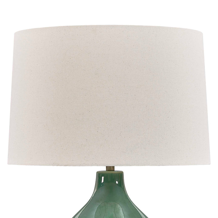 Breya Green Glaze Table Lamp