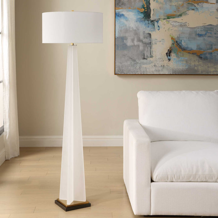 Rosin White Floor Lamp