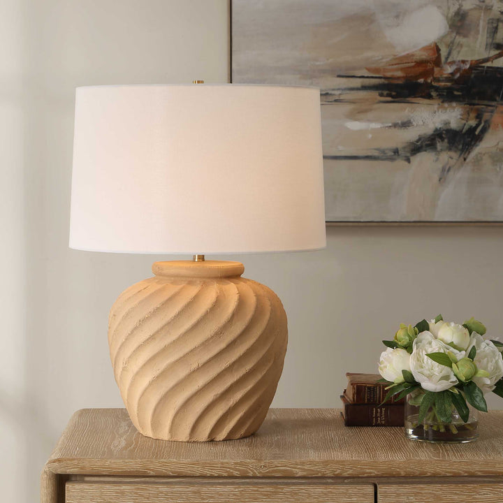 Farai Terracotta Table Lamp