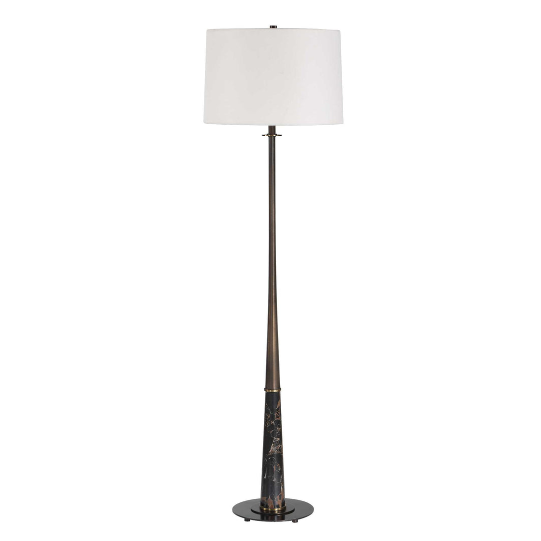 Tallarico Brass & Marble Floor Lamp