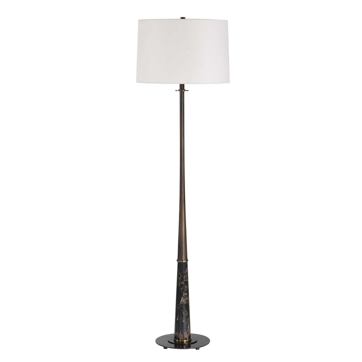 Tallarico Brass & Marble Floor Lamp