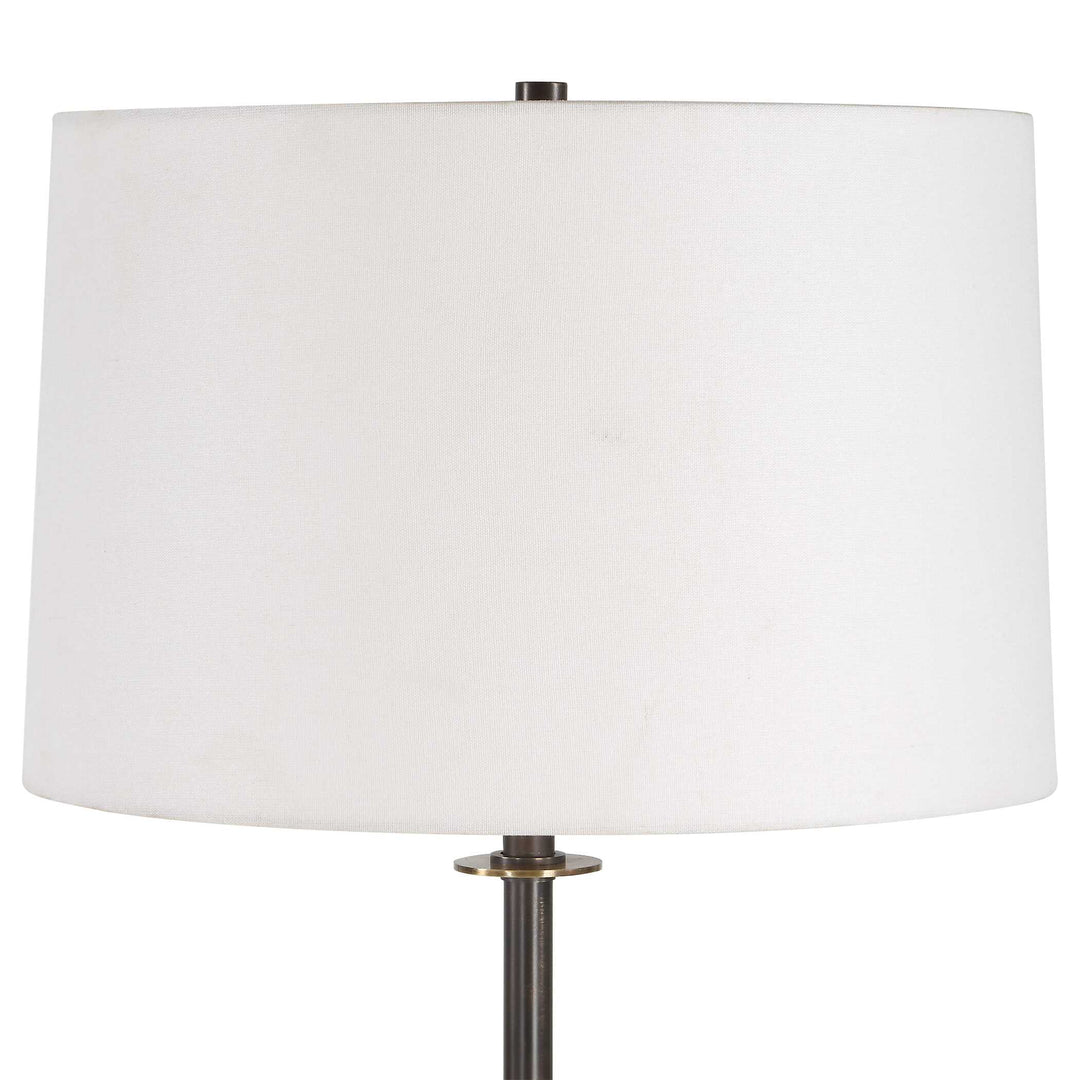 Tallarico Brass & Marble Floor Lamp